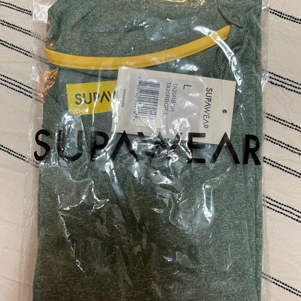 Supawear Brand Green color tank. Never worn in bag and tag. Large
